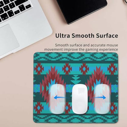 Native American Colorful Southwestern Abstract Retro Mousepad Non-Slip Rubber Base Mouse Pads for Computers Laptop Office Desk Accessories Mouse pad 7.9 x 9.5 in - color: African Tribes