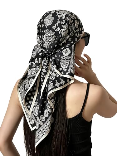 Head Scarf Triangular Scarf Belt Wrap Hairscarf Fashion Scarves Hair Wrapping Scarfs Night Sleeping Headscarf B05 - color: B0510