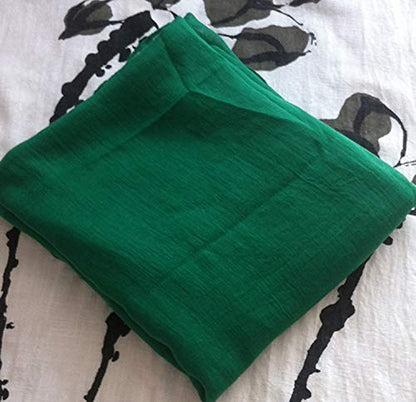 woogwin Women's Scarf Lady Light Soft Fashion Solid Shawl Wraps - color: Darkgreen