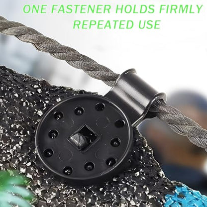 50 Pack Heavy Duty Shade Cloth Clips – Lock Grip Plastic Clips for Sun Shade Net, Tarp Clips, Anti Bird Netting, Garden Mesh Fasteners, Greenhouse & Fabric Accessories