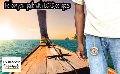 Trust in The Lord With All Your Heart - Proverbs 3:5-6 Quote Engraved Compass With Wooden Box, Greeting Card, Gift Compass, Graduation Day Gifts 2024 for Women Men Boys Girls - style: #11 Trust in The Lord Compass -Proverbs 3: 5-6