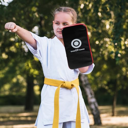 Operitacx Taekwondo Kick Shield Curved Training Pad and Adults Lightweight Pu and Epe Material Kickboxing Body Pad Ergonomic Design for Home Gym and Professional Use