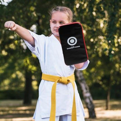 Operitacx Taekwondo Kick Shield Curved Training Pad and Adults Lightweight Pu and Epe Material Kickboxing Body Pad Ergonomic Design for Home Gym and Professional Use