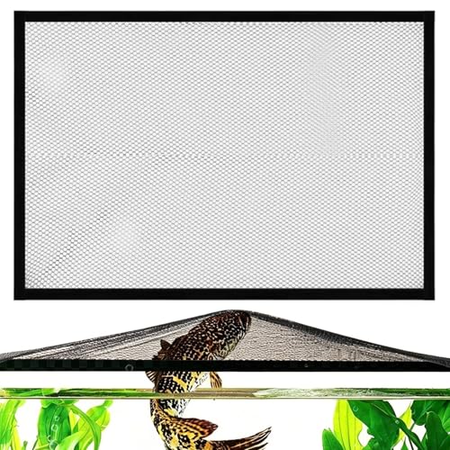 Aquarium Lid Magnetic Fish Tank Hood Screen | Aquarium Screen Netting for Home Office Lobby Travel Pet Store Temporary Setup Professional Breeders Hobbyists - color: 80*40cm