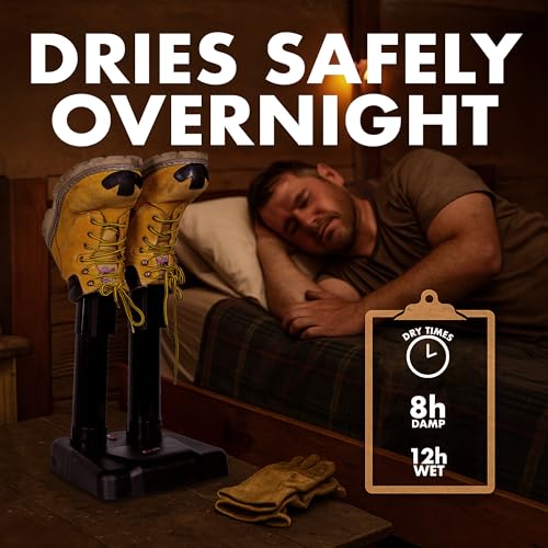 JobSite Boot Dryer and Shoe Stretch Spray Bundle