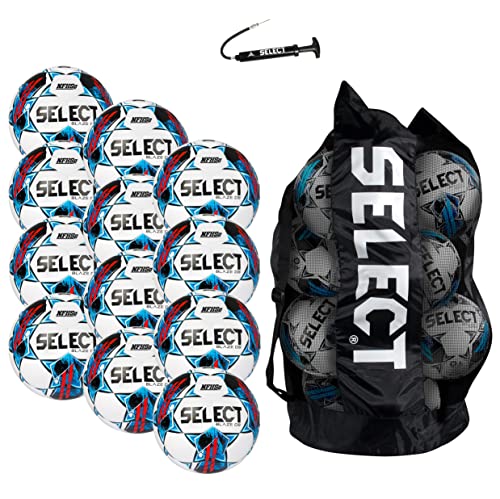SELECT Blaze DB Soccer Ball - color: White/Red/Blue V22 - 12-Ball Pack