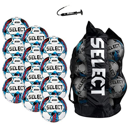 SELECT Blaze DB Soccer Ball - color: White/Red/Blue V22 - 12-Ball Pack