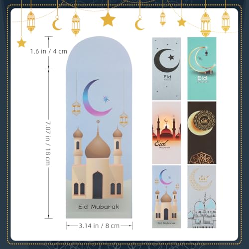VALICLUD 36Pcs Eid Money Envelopes Ramadan Cards Gift Note Card Envelopes Small Cash Gift Money Bag for Eid Mubarak Celebration 7.08X3.14In
