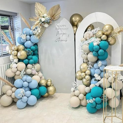 Double Stuffed White Sand Balloons Different Sizes 18In 12In 5In Light Grey Pastel Balloon Garland Kit Off White Balloon Arch For Birthday Baby Shower Bridal Wedding Neutral Boho Theme Party - color: Double Stuffed White Sand