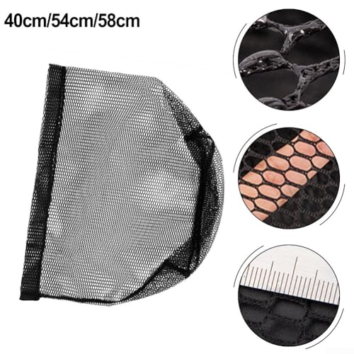 40-50cm Fishing Landing Net Replacement Netting Nylon Mesh for Freshwater Saltwater Sea River Lake Boat Fishing Strong Tensile Strength Easy Install - size: 50cm