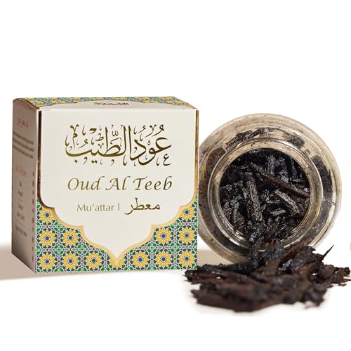 Oud Al Teeb Muattar Bakhoor by Dukhni | Fruity Oud Chips | Islamic Gifts - color: Teeb