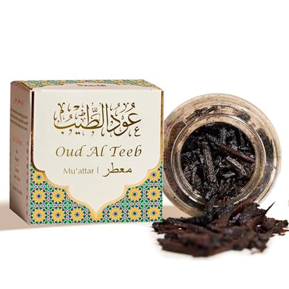 Oud Al Teeb Muattar Bakhoor by Dukhni | Fruity Oud Chips | Islamic Gifts - color: Teeb