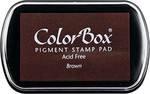 ColorBox Classic Pigment Ink, Pad, Full Size, Brown - color: Brown