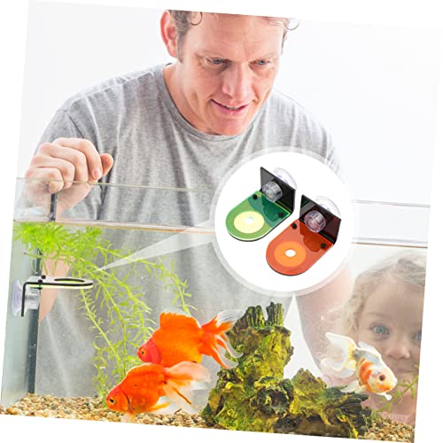 TOYANDONA 2 Pcs Fluorescent Acrylic Coral Breeding Bases for Aquarium Coral Holder Rack for Soft and Hard Cultivation Practical Fish Tank Support Brackets