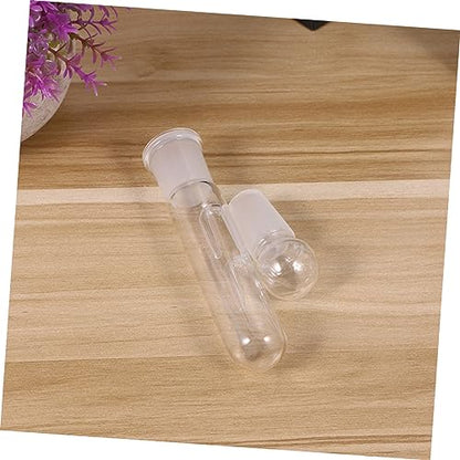 2hole Glass Turbellarian Catcher for Fish Tank Aquarium Safe Catching Tool for Aquarium Maintenance
