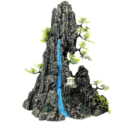 Extra Large N Tall Fish Tank Decoratons Aquarium Rock Cave Hideouts | Aquarium Rock Decor for Fish Tank,Aquarium Decorations Extra Large and Tall Decoration for Fish Tank - 13 Inches High