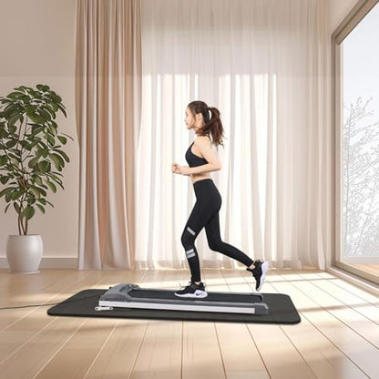 Treadmill Walking Pad Mat for Carpet Floors,Folding Treadmill Mat for Hardwood Floors,for Under Exercise Bike, Exercise Equipment Mat,Reduce Noise Shock Absorption - size: 60" X 29.5"