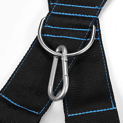 Training Sled Harness Vest with Pull Strap, Tire Pulling Resistance Speed Training - color: Youth to 36" Girth