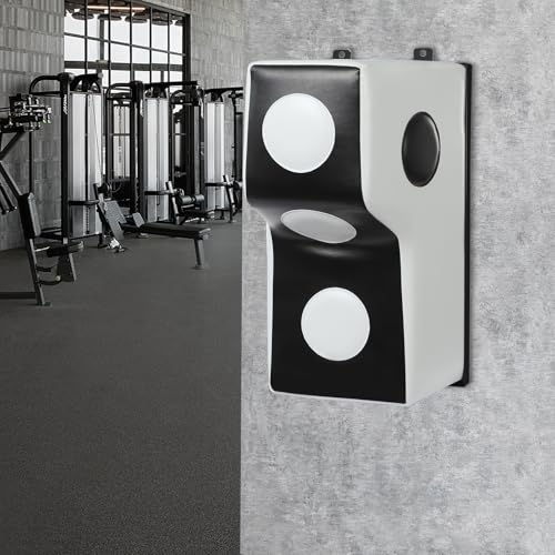 Wall Mount Boxing Training Bag - Uppercut Boxing Training Punching Target - Heavy Punching Bag for Adults for Bedroom/Living Room/Gym - color: White (15.7*11.8*27.5 Inch)