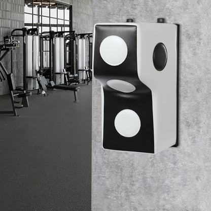 Wall Mount Boxing Training Bag - Uppercut Boxing Training Punching Target - Heavy Punching Bag for Adults for Bedroom/Living Room/Gym - color: White (15.7*11.8*27.5 Inch)