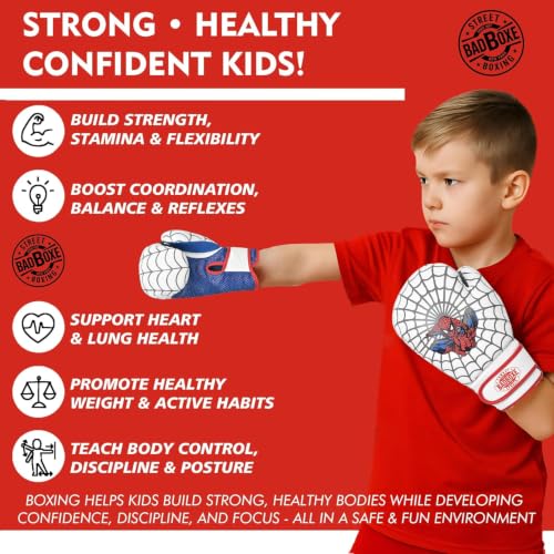 Boxing Gloves 6oz | Boxing Gloves for Kickboxing Muay Thai MMA | Bag Gloves for Punching Bag - color: White - Blue