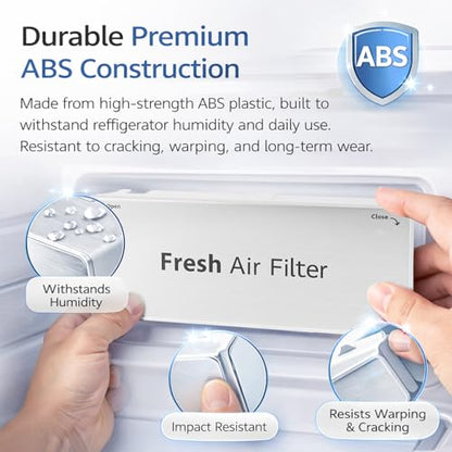 ADQ75493301 Refrigerator Fresh Air Filter Cover Air Filter Cover Replacement Compatible with LG Refrigerator Parts LRMVS3006S LRFDS3016S LRMDS3006D LRMVC2306S LRFDS3016D LRFXC2416S LRFXC2416D LRMDS300
