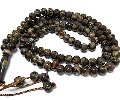 Muslim Tasbih 99 Beads AMN106 Islam Prayer dhikr Beads with Allah Muhammad Names Engraved