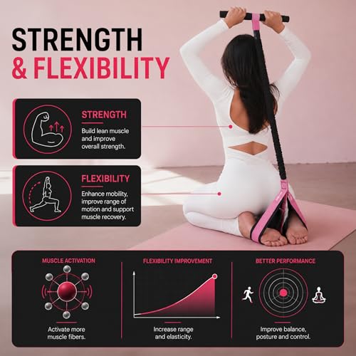 Resistance Bands with Handles, Exercise Bands for Home Workout, Men & Women