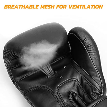 Boxing Gloves for Adults Men Women, Punch Bag Training Gloves for MMA Sparring Kickboxing Muay Thai Fight Heavy Bag Fitness