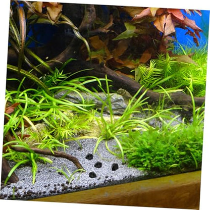 COLLBATH Black Irregular Faux Ice Stone Decorative Aquarium Gravel and Garden Rocks for Fish Tank Landscaping and Terrarium Ornament