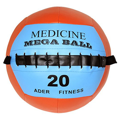 Ader Soft Mega Medicine Ball- 2,3,4,5,6, 8,10,12,14,16,18,20,22,25,28,30 Lbs - size: 14+16+18+20 Lbs