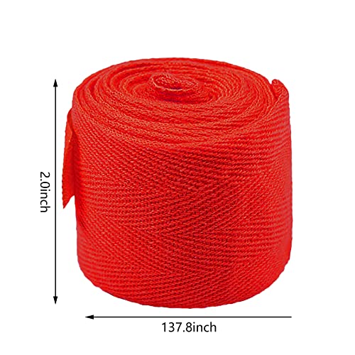 Boxing Hand Wraps Perfect Elastic Stretch Inner Boxing Gloves for Men & Women Boxing Handwraps Bandages Hand Protection Martial Arts Fighting Muay Thai Sanda for Men & Women (Pair) - color: Red
