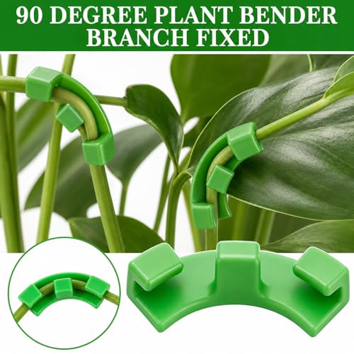40pcs Plant Bender, Plant Training Clips, Lst Clips for Low Stress Training Plant Stem Support, Trellis Clamps for Climbing Plants Garden Plant Grow Tools(Red and Green)