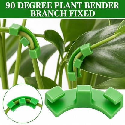40pcs Plant Bender, Plant Training Clips, Lst Clips for Low Stress Training Plant Stem Support, Trellis Clamps for Climbing Plants Garden Plant Grow Tools(Red and Green)