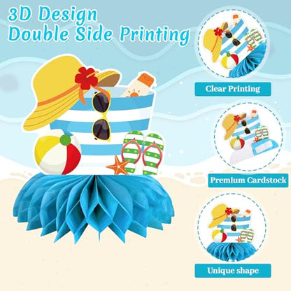 Party Decorations Honeycomb Centerpieces - color: Summers