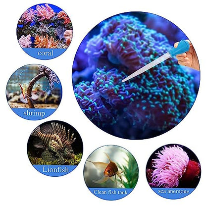 BESPORTBLE 3pcs Aquarium Cleaning Tools Stainless Steel Tweezers Pipette Dropper for Fish Tank Maintenance for Plant Care Waste Removal Lightweight Durable Design