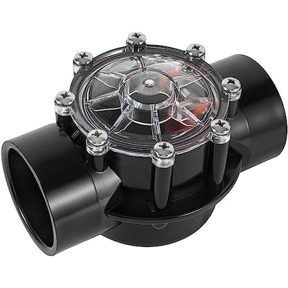 Replacement for Jandy 7305 Check Valve 180° 2" to 2.5" – CPVC Pool/Spa Straight Through Flow Valve,Clear Lid, Stainless Steel Spring, Compatible with Jandy Pro Series –170 GPM Rated - for Pools & Spas