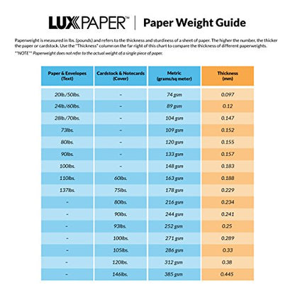 LUXPaper #10 Classic Linen Business Envelopes | Commercial Flap | 4 1/8" x 9 1/2" | Solar White | 24lb. Text | 50 Qty - color: 24lb. Classic Linen Solar White, size: 50 Qty.