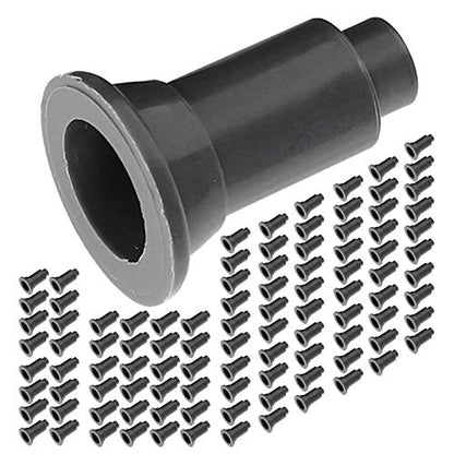 100Pcs Aquarium Isolation Board Support Feet, PVC Material, 2.8cm Height - Adjustable Divider Stabilizers, Food Grade Plastic, Easy Cleaning for Fish Tanks (Black)