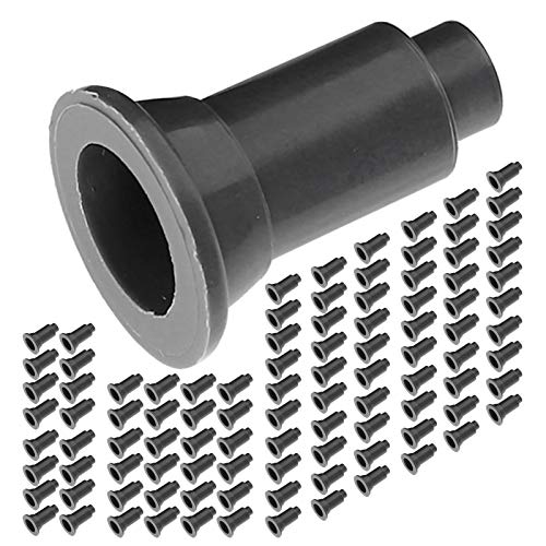 Fydun 100 Pcs Isolation Board Supporty Feet, 100Pcs Set Aquarium Feet, Fish Dividers Support for Divider Black (Black) - color: Black