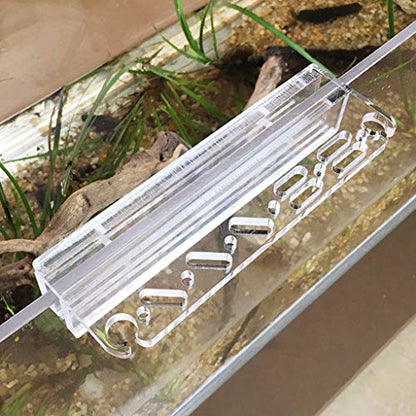 Aquarium Tool Rack Wall Mount Acrylic Holder Grass Maintenance Tools Tweezers Scissors Aquatic Plant Tongs