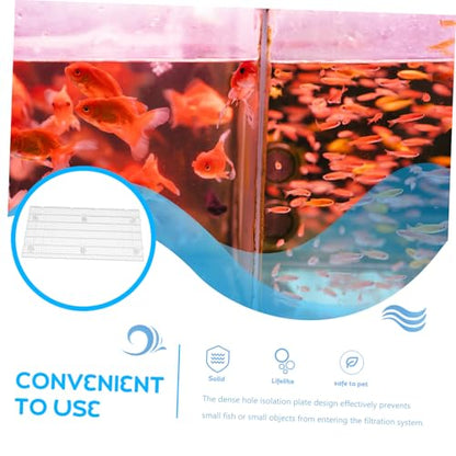 MERRYHAPY 1set Aquarium Divider Isolation Board Mesh Panel for Fish Tank Easy to Install Sturdy Material for Breeding and Separation of Fish Support
