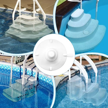 Pool Step Suction Cups Replacement for Innovaplas Above Ground Pool Steps | 8 PCS Pool Ladder Suction Cups Replacement Part 4 inch Rubber Strong Suction Step Cups for Pool Stair - color: 8pcs