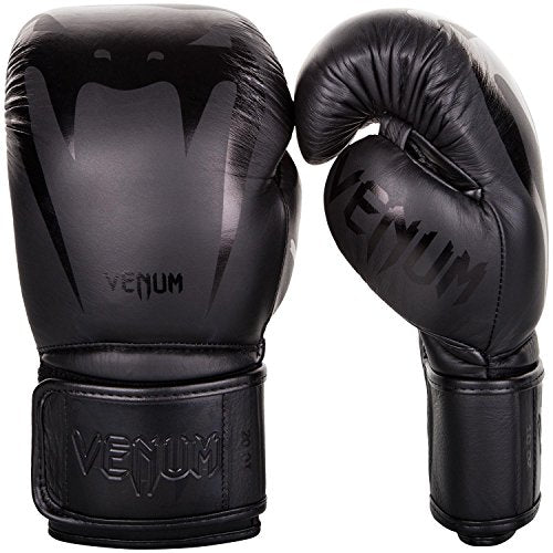 Venum Giant 3.0 Boxing Gloves - Nappa Leather - color: Black/Black, size: 10 oz