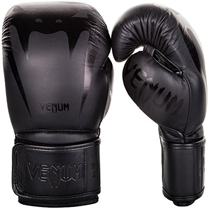 Venum Giant 3.0 Boxing Gloves - Nappa Leather - color: Black/Black, size: 16 oz