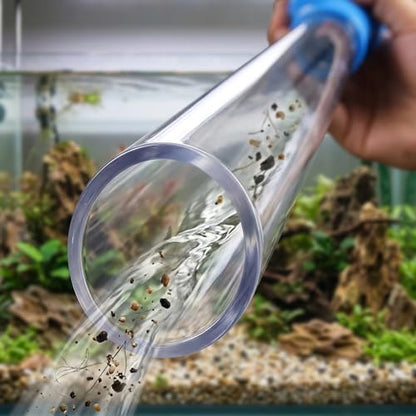 Aquarium Vacuum Gravel Cleaner, 28.5cm Manual Betta Fish Tank Accessories Turkey Baster Aquarium Cleaning Tools Water Changer Graduated Pipette for Turtle Tank Small Waste Removal and Spot Cleaning
