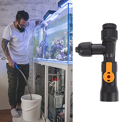 balacoo Aquarium Water Changer Faucet Type Fish Tank Cleaning Tool Aquarium Water Changer Kit with 2 Accessories Compact Tap-Powered Change Tool for Supplies and Refill