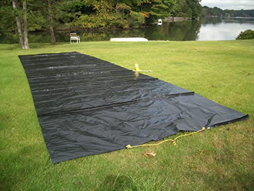 Aquatic Weed Control | Chemical-Free Vegetation Inhibitor for Lakes & Ponds | Benthic Barrier | Instant Weed Free Swimming (10.75 feet x 40 feet) - size: 10.75 feet x 40 feet