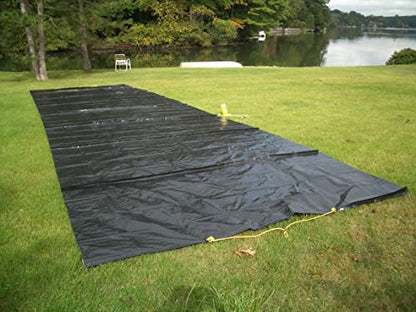 Aquatic Weed Control | Chemical-Free Vegetation Inhibitor for Lakes & Ponds | Benthic Barrier | Instant Weed Free Swimming (10.75 feet x 50 feet) - size: 10.75 feet x 50 feet