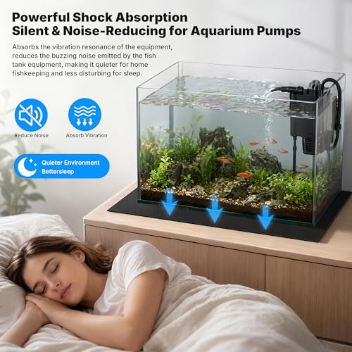Aquarium Leveling Mat 19.7" X 35.5" X 0.2" EVA Aquarium Foam Leveling Mat, Non-Slip Shockproof Fish Tank Mat for Under Tank for Glass Fish/Turtle Tank Protection - size: 19.7inx35.5in
